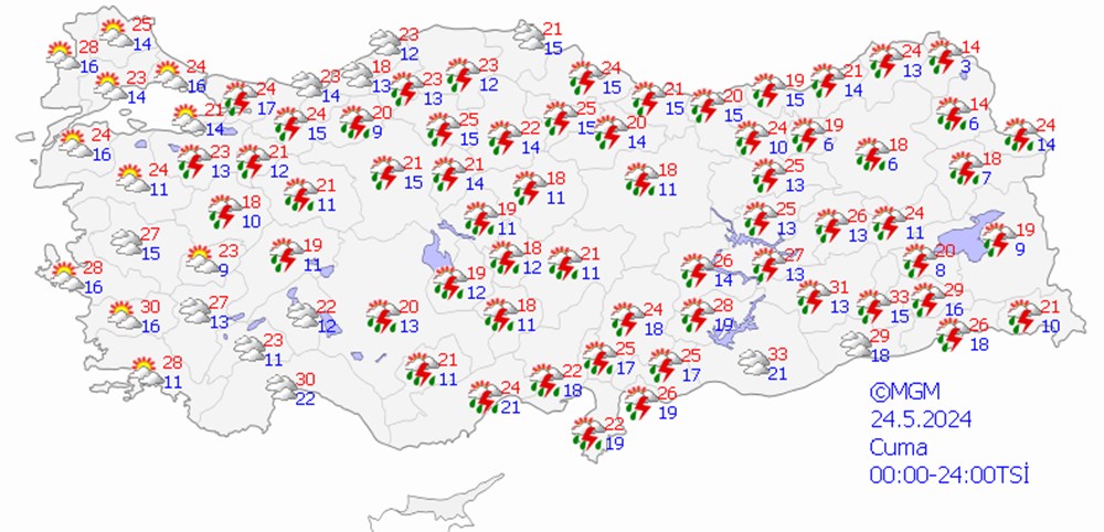 Yağışlı hava geri dönüyor! Meteorolojiden 5 il için uyarı (İstanbul, Ankara, İzmir hava durumu) - 14