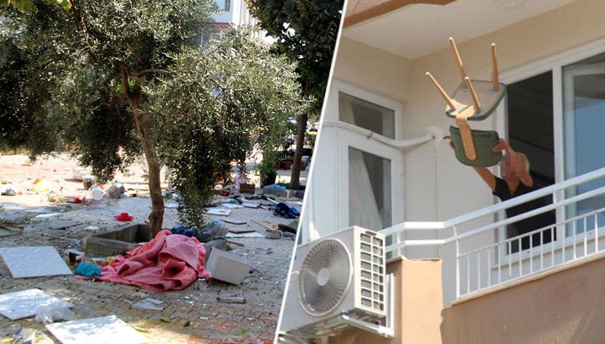 Sinir krizi geçirip evde ne varsa pencereden attı Sinir krizi geçirip evde ne varsa pencereden attı