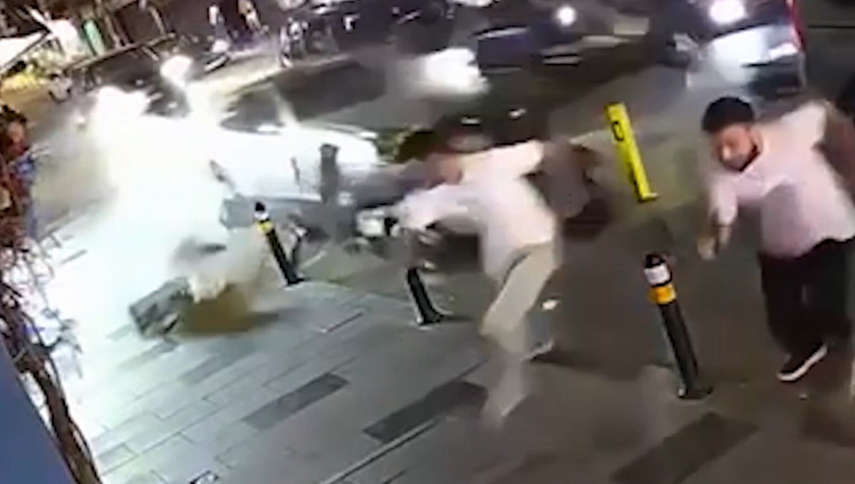 17 yaşındaki sürücü ortalığı birbirine kattı