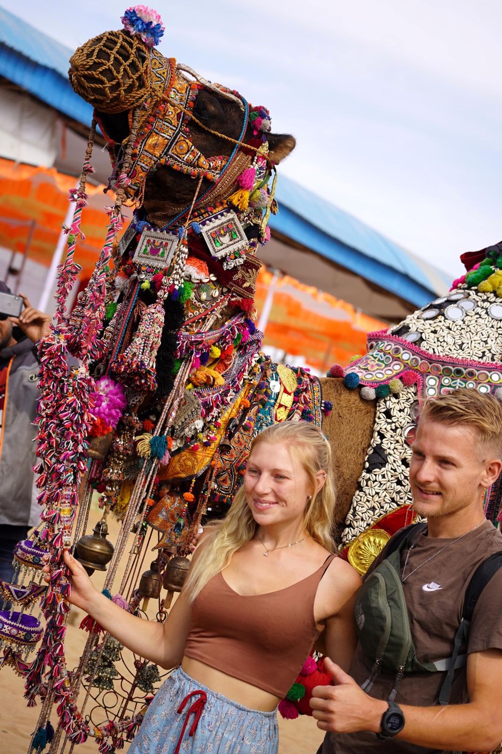 Hindistan'da geleneksel Pushkar Deve Festivali gerçekleştirildi - 1