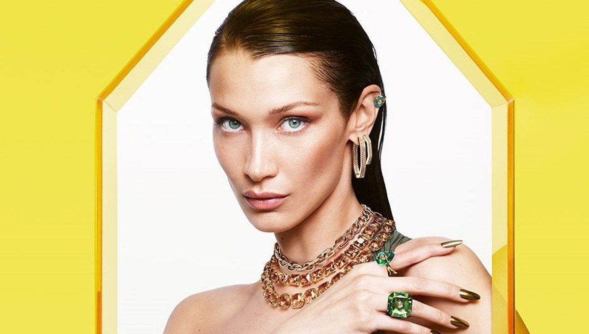 Bella Hadid mücevher markası Swarovski’nin marka yüzü oldu