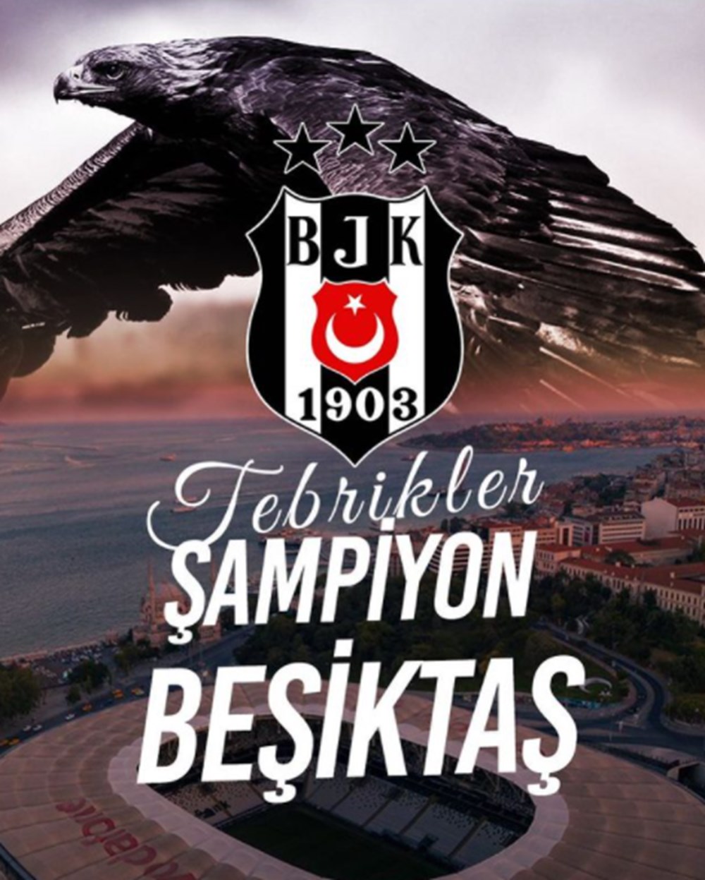 Ünlülerden Beşiktaş'ın şampiyonluk paylaşımları - 6