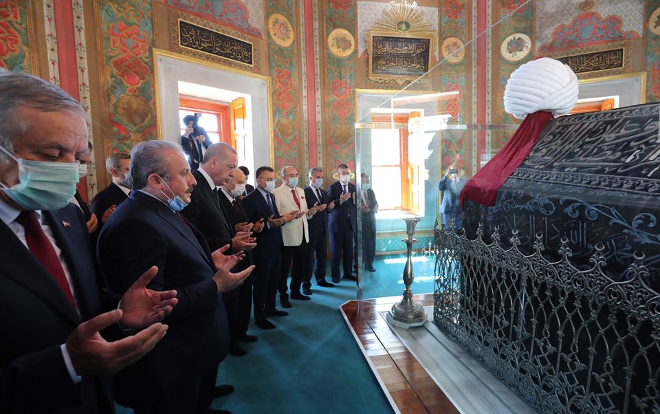 Cumhurbaşkanı Erdoğan, Ayasofya-i Kebir Cami-i Şerifi'nde Kur'an-ı Kerim okudu - 12