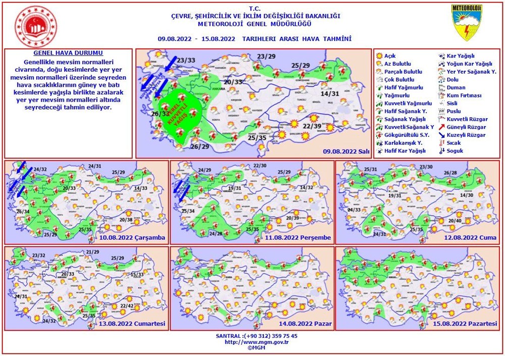 Yaz sağanakları geri döndü! (Bugün hava nasıl olacak?) - 9
