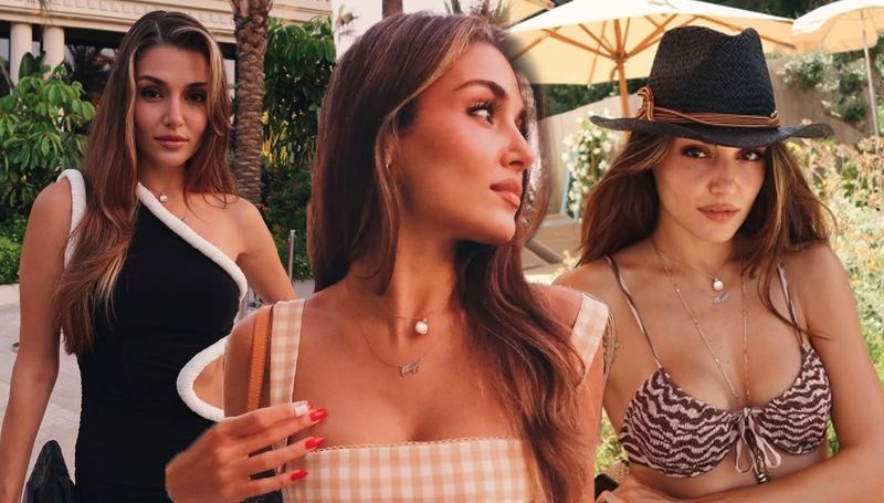 Hande Erçel'den yeni tatil pozları