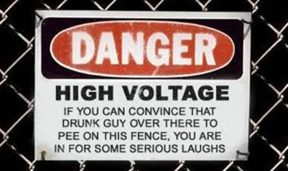 Danger high voltage