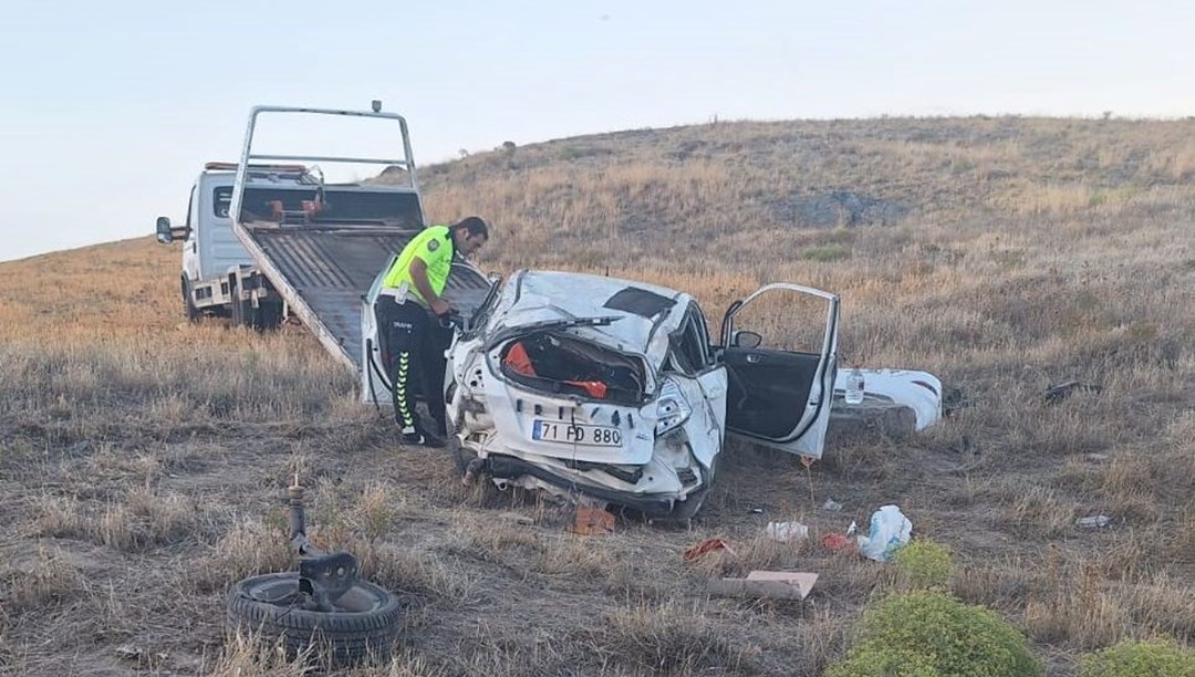 Kırşehir'de feci kaza: 1 ölü, 1 yaralı