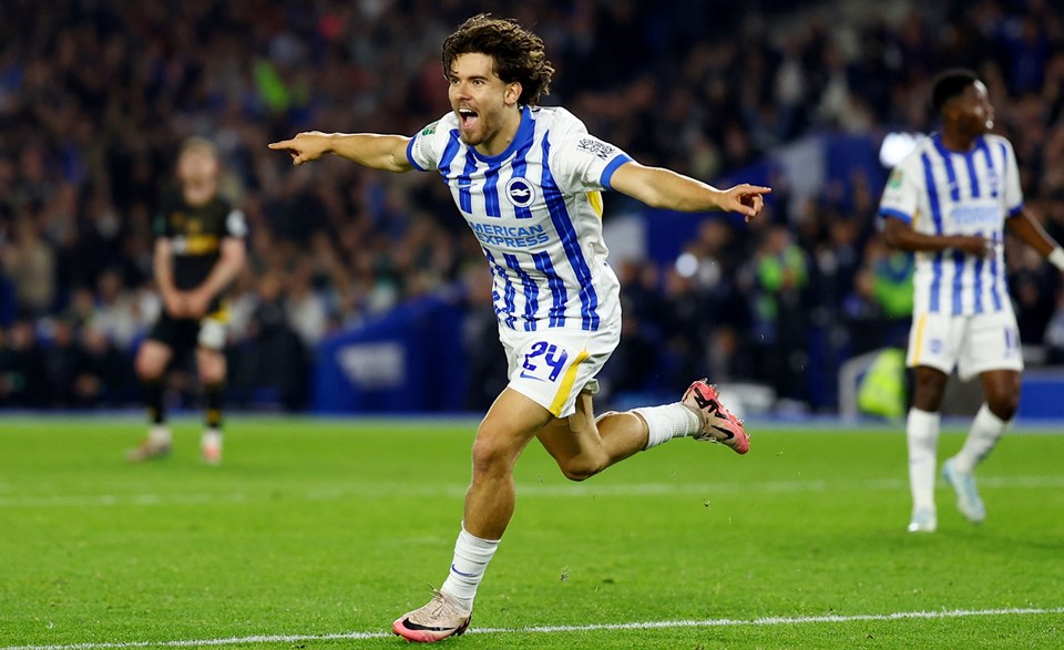 Ferdi Kadıoğlu, Brighton'da ilk golünü attı - 1