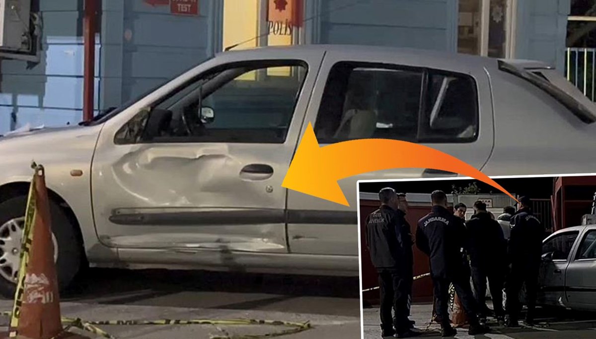 Arabasındaki iz yakalattı