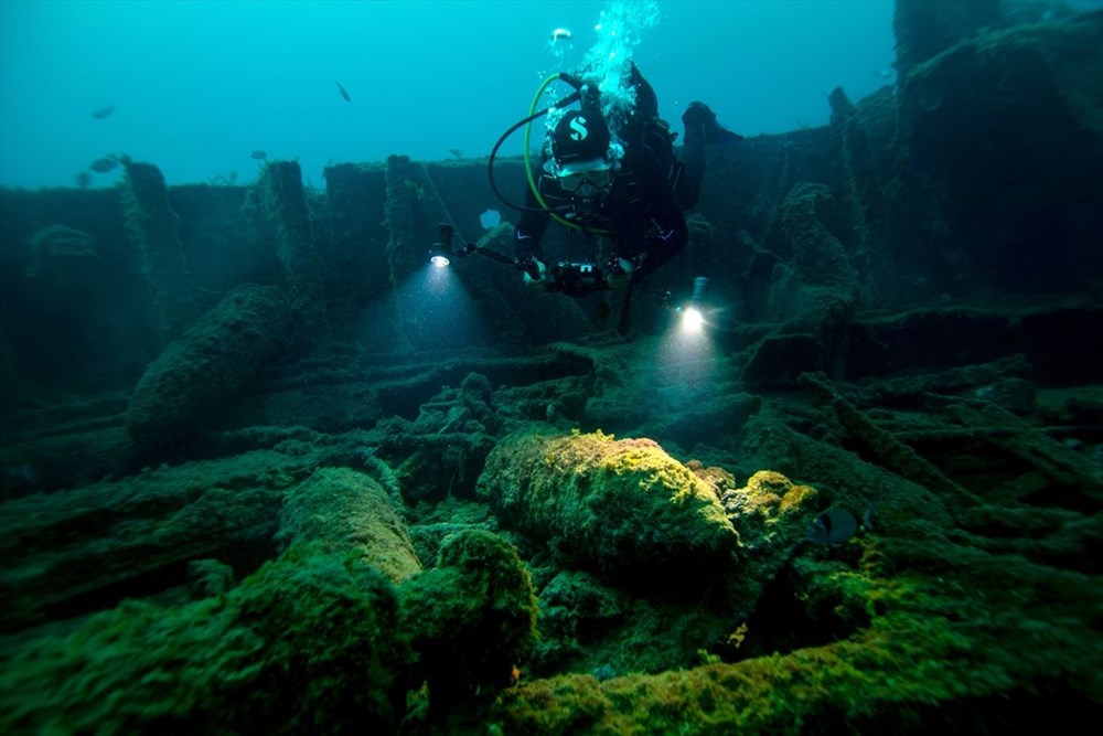 1. Dünya Savaşı'nın bitişinin 103. yılında Çanakkale'deki batık görüntülendi - 15