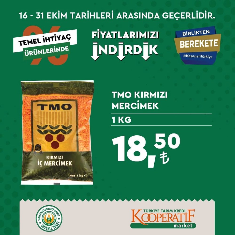 Tarım Kredi Kooperatif Market temel ihtiyaç ürünlerinde büyük indirimler (17-31 Ekim güncel indirimli ürünler kataloğu) - 24
