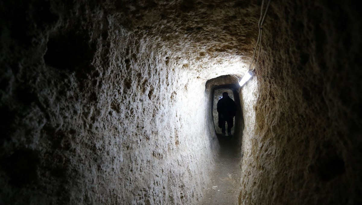 Sarayini'ye tünellerle bağlı yeni bir yer altı şehri keşfedildi