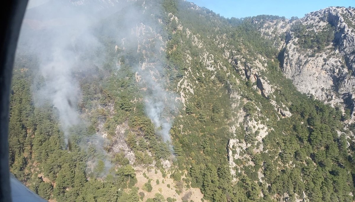 Antalya'da orman yangını
