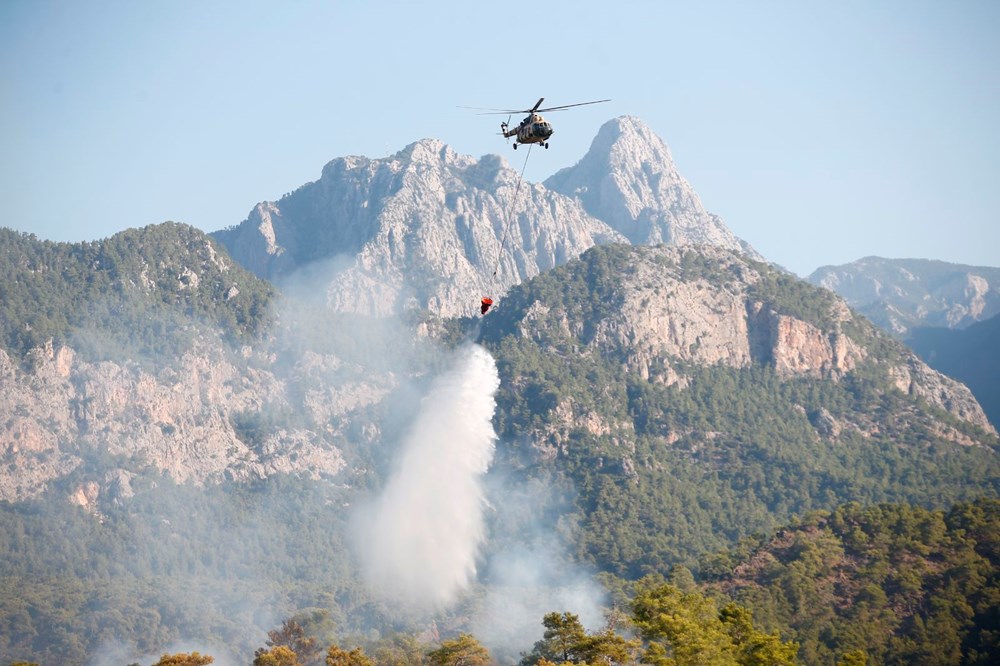 Antalya Kemer'deki orman yangını 4. gününde kontrol altına alındı - 8