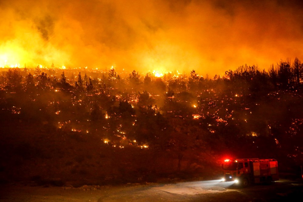 Mersin Gülnar'da orman yangını - 14