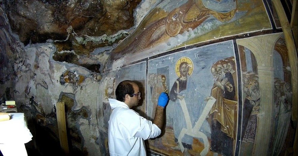 Sümela Manastırı'ndaki fresklerde tahribat oluştuğu iddiası - 8