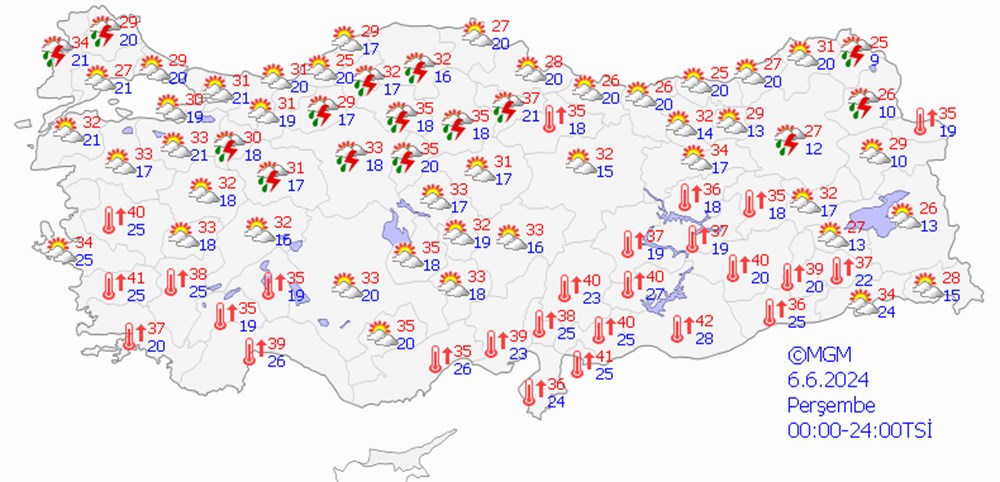 İstanbul’da salı gününe
dikkat: Hava sıcaklığı gölgede 35 dereceye ulaşacak (Bu hafta hava nasıl olacak?) - 13