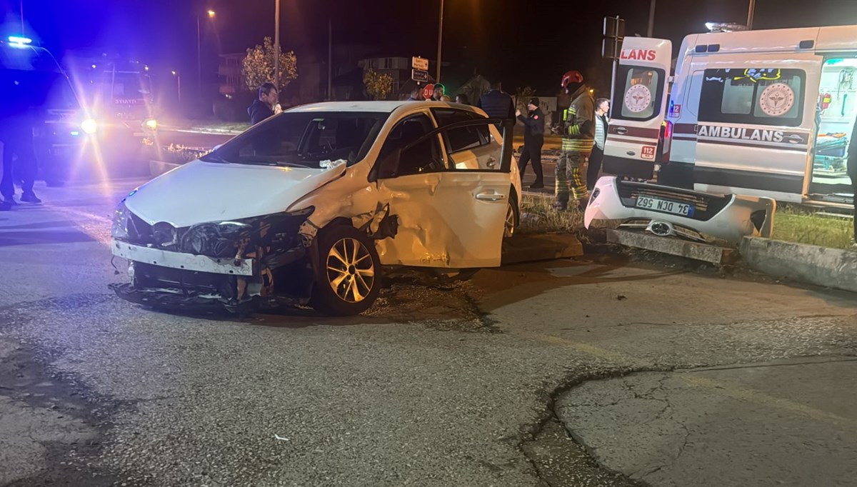 Düzce'de trafik kazası Düzce'de trafik kazası