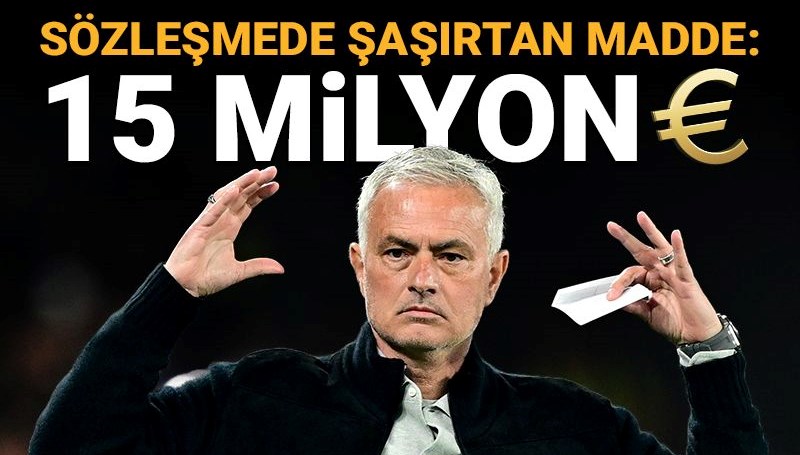 Jose Mourinho'nun sözleşmesinde şaşırtan madde