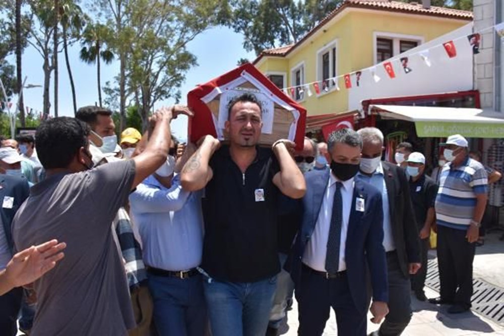 Muğla'da 'orman şehidi' törenle son yolculuğuna uğurlandı - 8