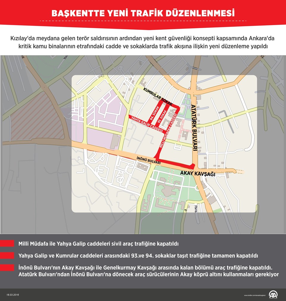 Ankara'da yeni trafik düzenlemesi - 1