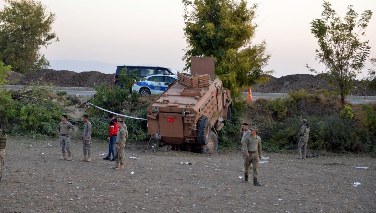 Hatay'da zırhlı askeri araç devrildi: 5 yaralı