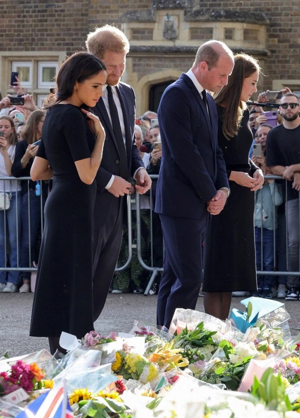 Meghan Markle ve Prens Harry uzun bir aradan sonra Prens William ve Kate Middleton ile bir arada - 6