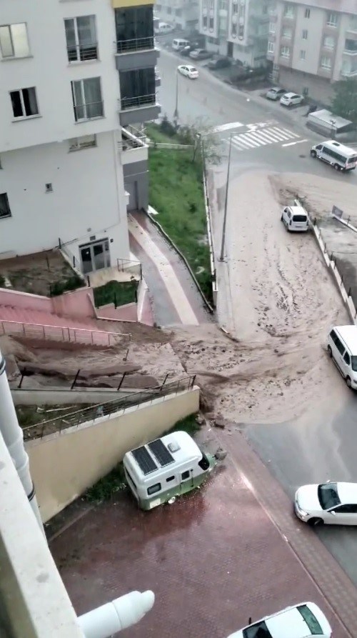 Ankara sağanak yağış