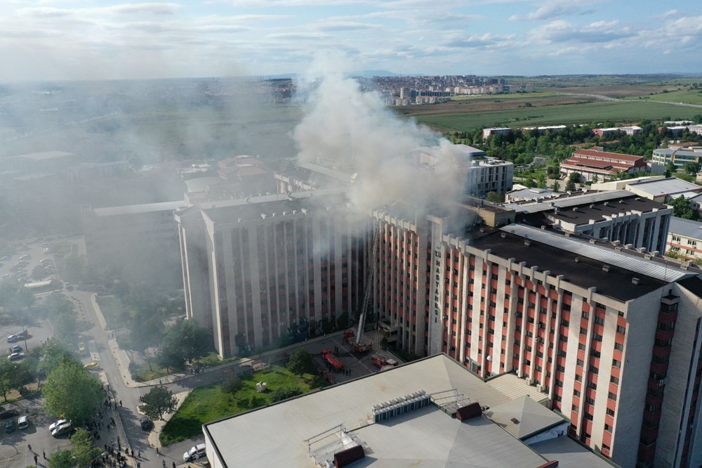 Trakya Üniversitesi Tıp Fakültesi Hastanesi’nde yangın - 5