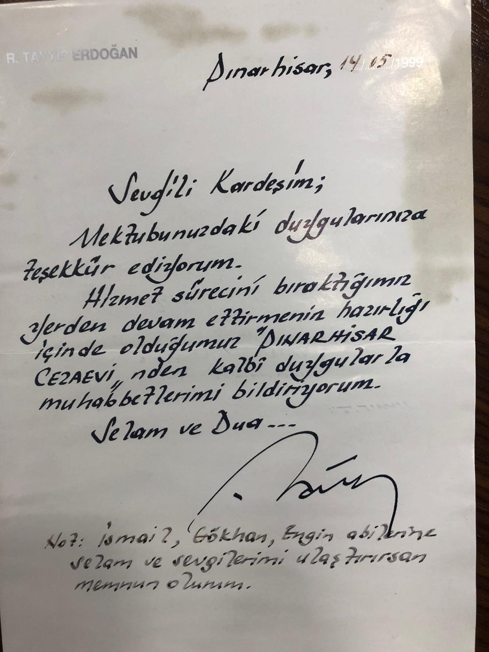 Cumhurbaşkanı Erdoğan mektup arkadaşı ile görüştü - 1