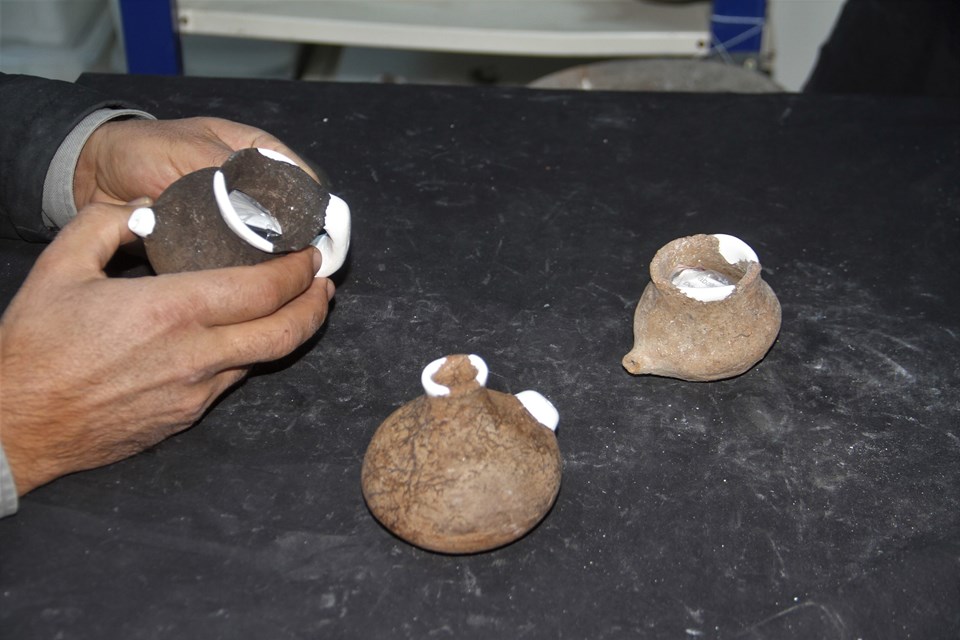 Norik Höyük'te 4 bin 500 yıllık biberonlar bulundu - 2