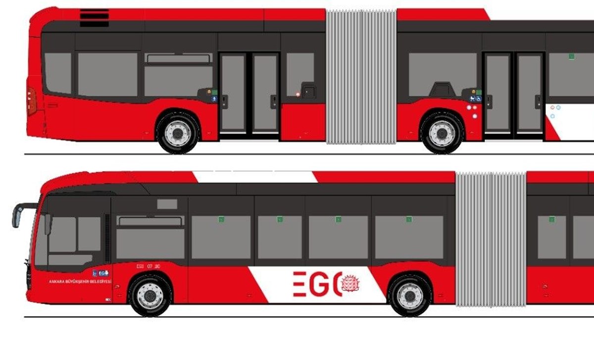 Başkentlilerin yeni otobüste renk tercihi kırmızı-beyaz oldu