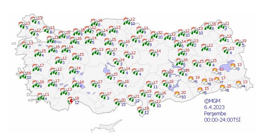 60 il için sarı ve turuncu kodlu uyarı (Bu hafta hava nasıl olacak?) - 10