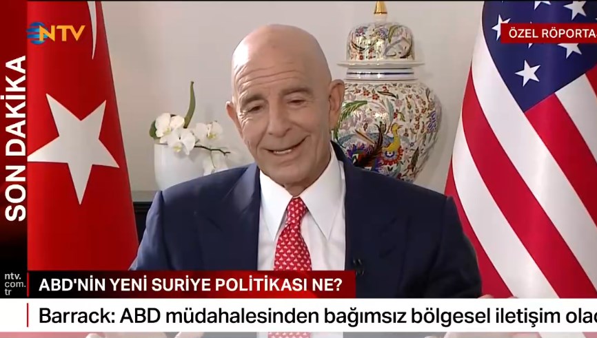 ABD Büyükelçisi Barrack ilk röportajını NTV'ye verdi