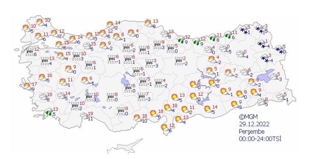 5 il için kuvvetli kar uyarısı (Meteoroloji'den 5 günlük hava durumu raporu) - 8