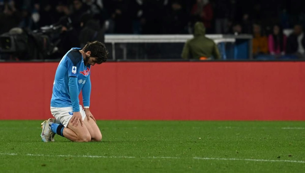 Napoli'nin yıldızı Khvicha Kvaratskhelia, 21 maçtır suskun Napoli'nin yıldızı Khvicha Kvaratskhelia, 21 maçtır suskun