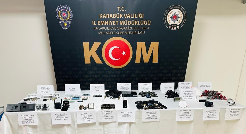 Casus kamera operasyonu: Karabük'ten Türkiye'yi izlemiş - 1