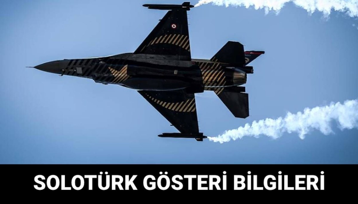 Kocaeli uçak gösterisi ne zaman, saat kaçta? SOLOTÜRK uçak gösterisi takvimi açıklandı