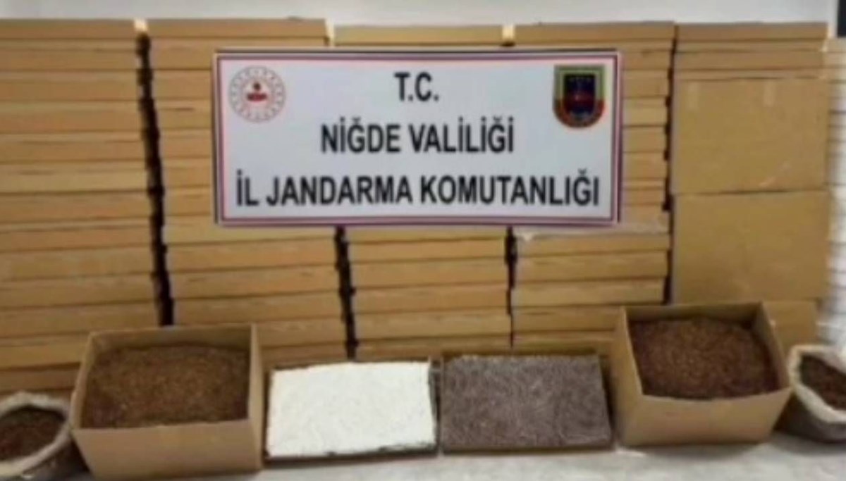 Niğde'de kaçakçılık operasyonu