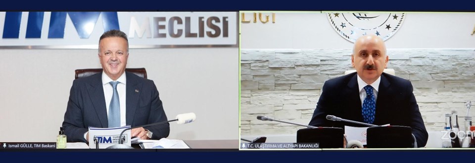 TİM Başkanı İsmail Gülle-Ulaştırma ve Altyapı Bakanı Adil Karaismailoğlu