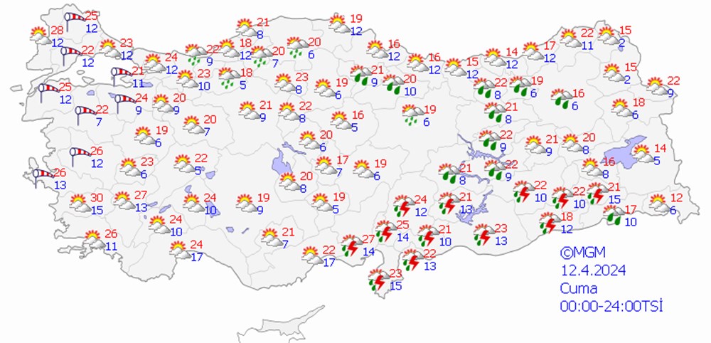 Bayramda hava nasıl olacak? Bölge bölge hava tahmini - 7