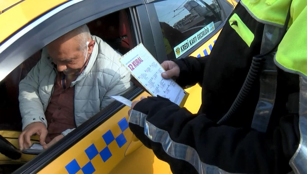 Ceza yazılan taksiciden polise: Hakkımı helal etmiyorum