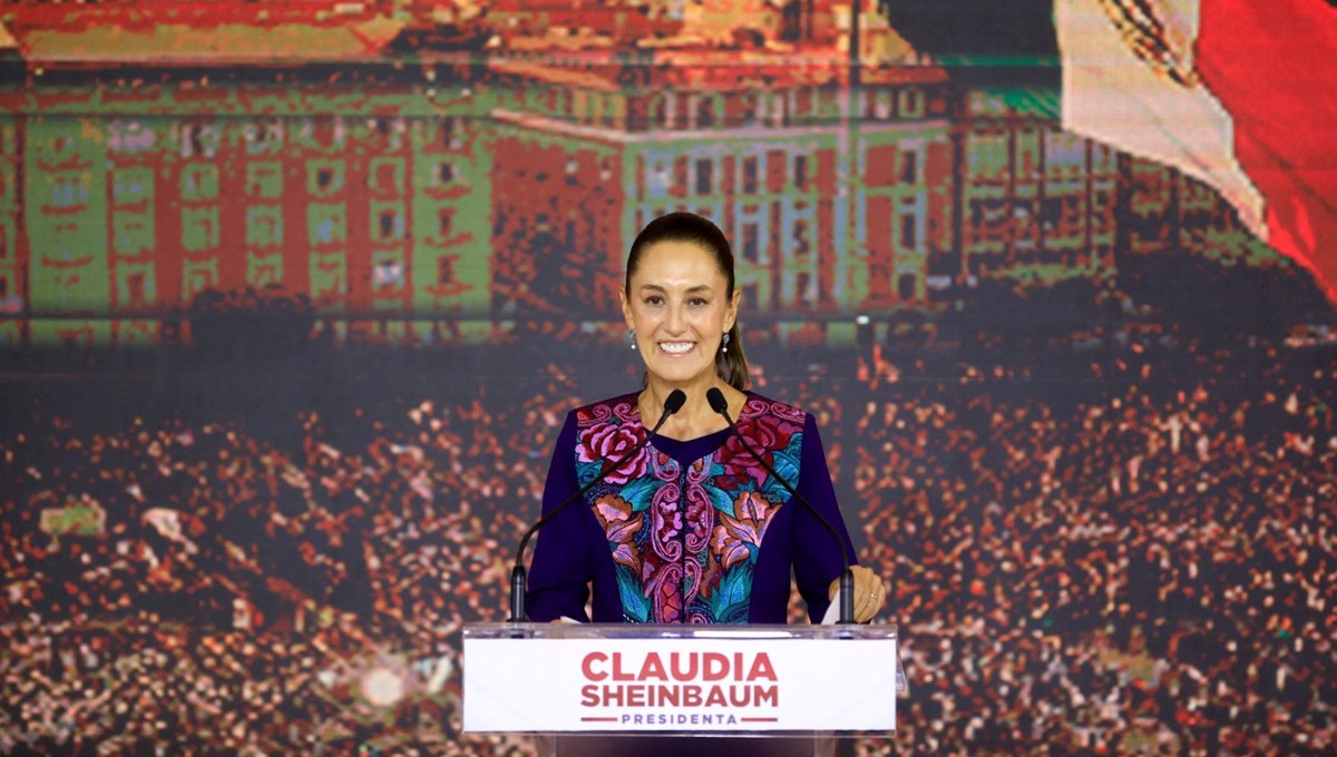 Claudia Sheinbaum Meksika'nın ilk kadın başkanı oldu Claudia Sheinbaum Meksika'nın ilk kadın başkanı oldu