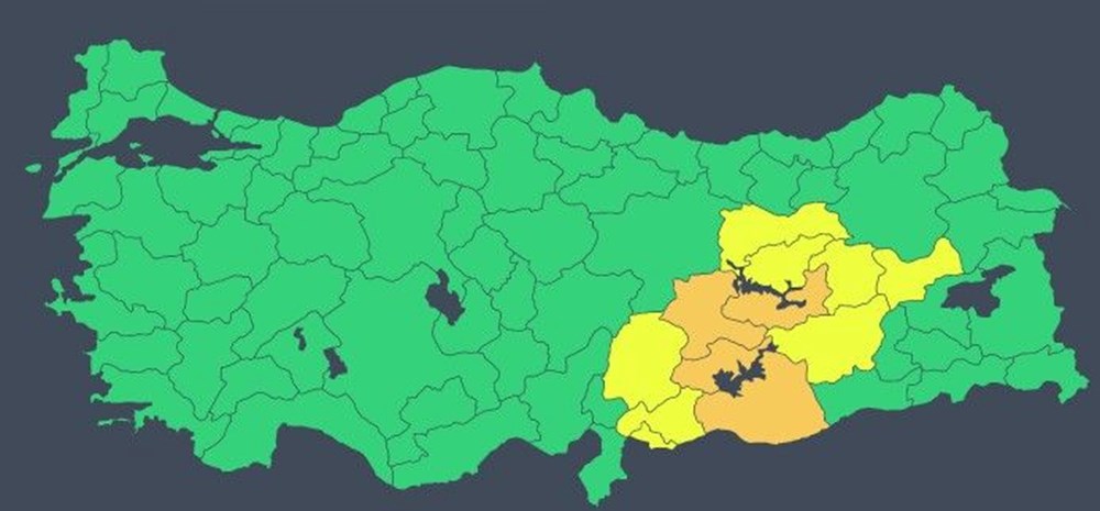 Deprem bölgesi için kuvvetli yağış uyarısı - 3