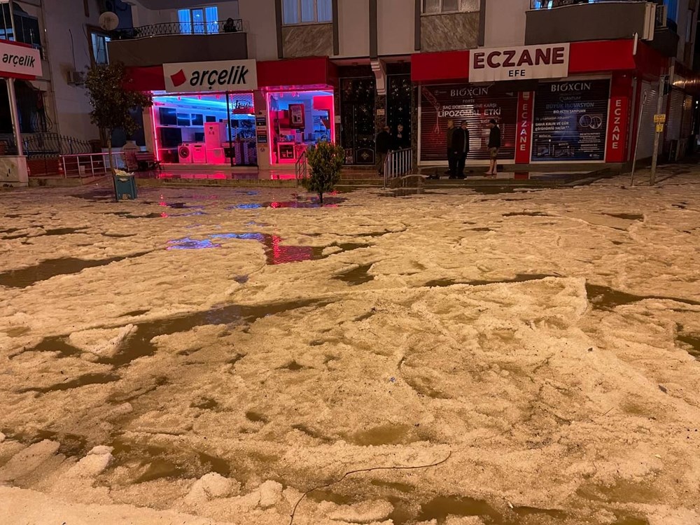 Gaziantep ve Kilis'te sağanak ve dolu etkili oldu - 6