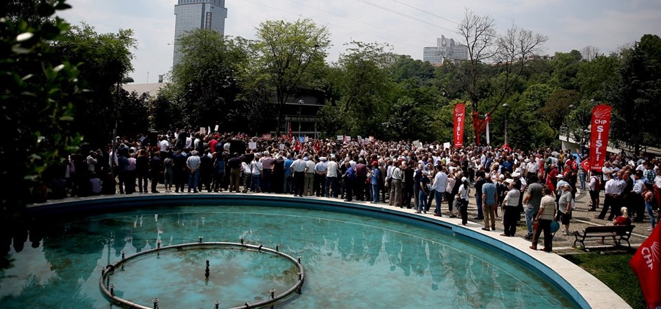 Maçka Parkı'nda Berberoğlu protestosu - 1