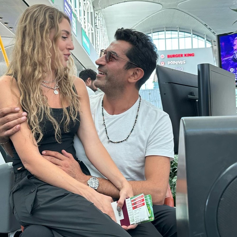 Kenan İmirzalıoğlu'ndan eşi Sinem Kobal'a doğum günü çiçeği - 6