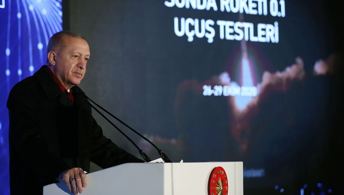 Cumhurbaşkanı Erdoğan: Uydu fırlatma testleri ile 4 kez uzaya ulaştık
