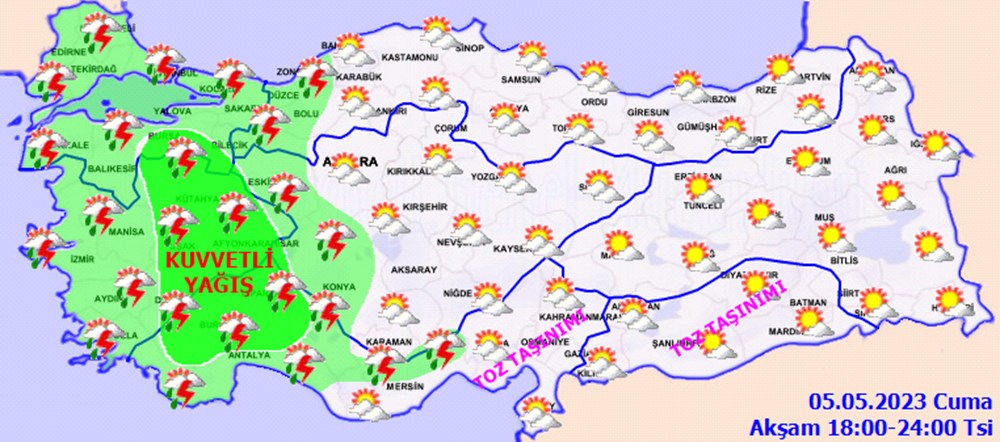 Sıcaklıklar düşüyor! 12 il için sarı kodlu uyarı (Bugün hava nasıl olacak?) - 9