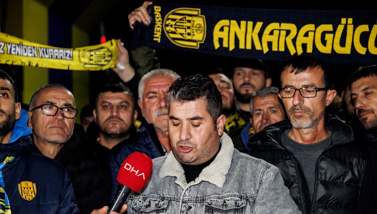 MKE Ankaragücü taraftarlarından Faruk Koca'ya destek